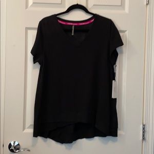Calvin Klein V neck short sleeve top